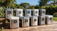 top outdoor stainless coolers