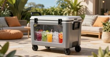 top patio cooler carts
