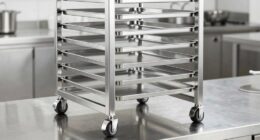 top sheet pan racks
