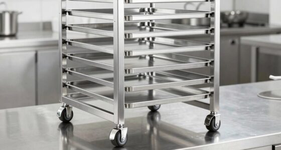 top sheet pan racks