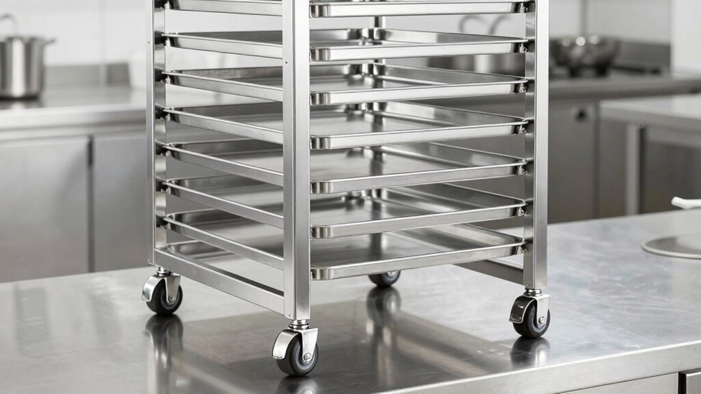 top sheet pan racks