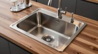 top stainless steel bar sinks
