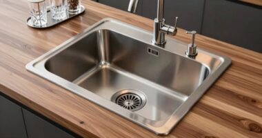 top stainless steel bar sinks