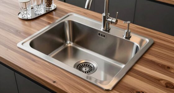 top stainless steel bar sinks