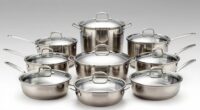 top stainless steel braiser pans