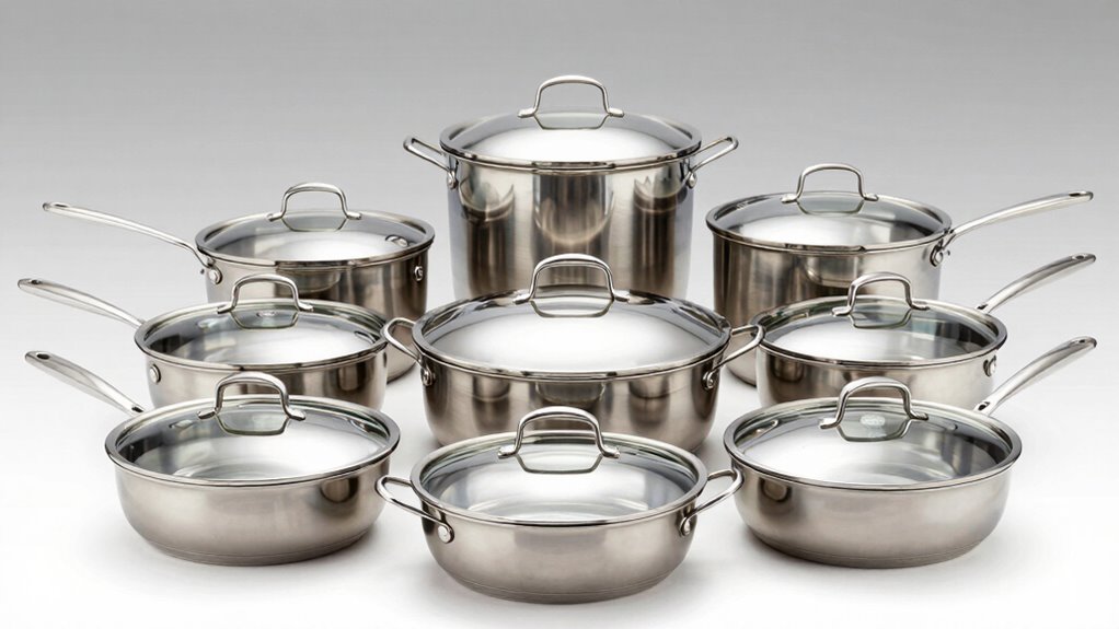 top stainless steel braiser pans