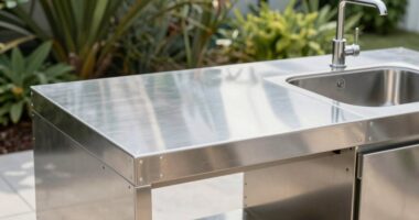 top stainless steel outdoor prep tables