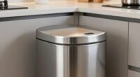 top stainless steel sensor trash cans