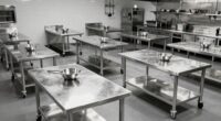 top stainless steel worktables