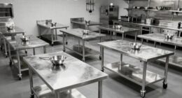 top stainless steel worktables