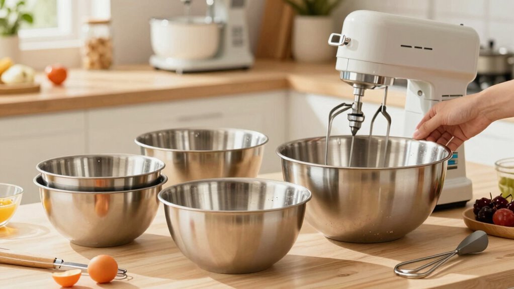 variety of bowl sizes