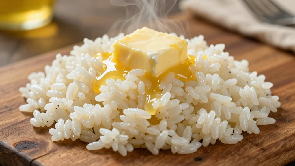 add butter after cooking