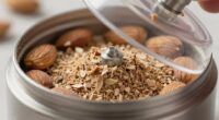 almonds grind slowly