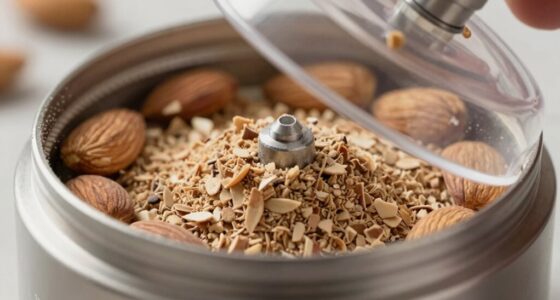 almonds grind slowly