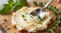 blend herbs into butter