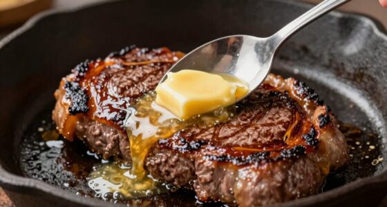 butter basting enhances meat