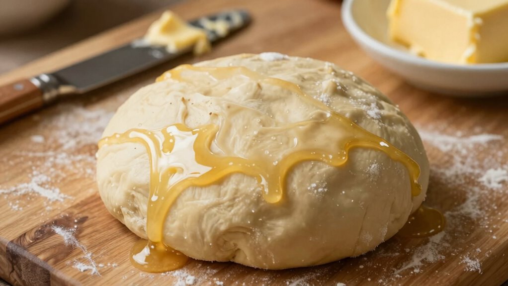 butter keeps dough moist