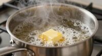 butter prevents boiling over