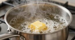 butter prevents boiling over