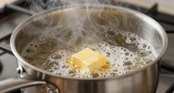 butter prevents boiling over