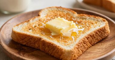 butter timing enhances toast