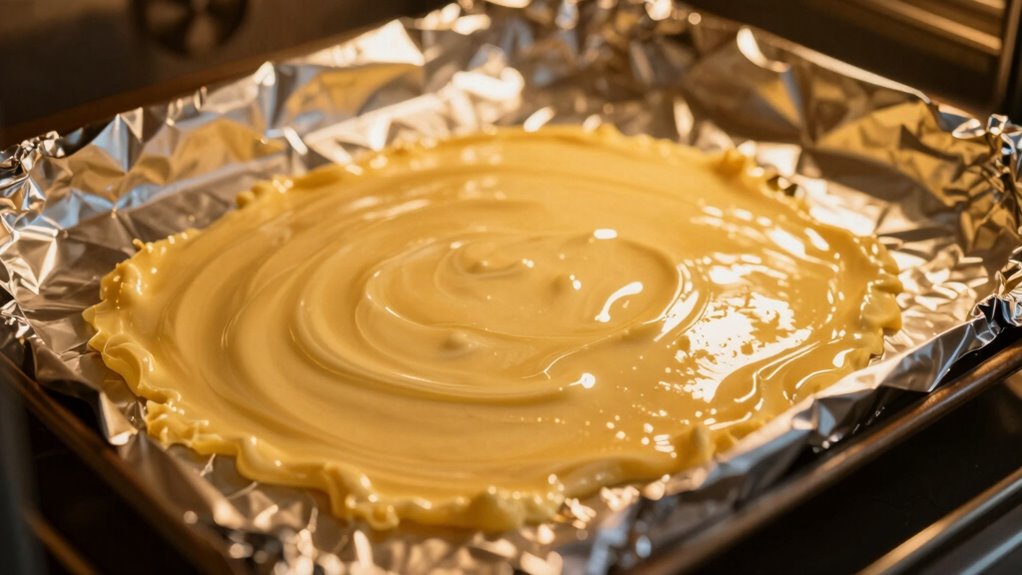 buttered foil enhances flavor
