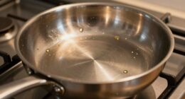 cold pan causes sticking