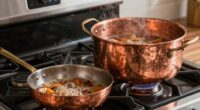 copper heats quickly