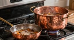 copper heats quickly