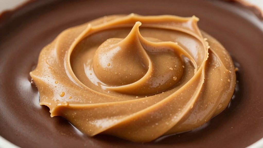 create lasting peanut swirls