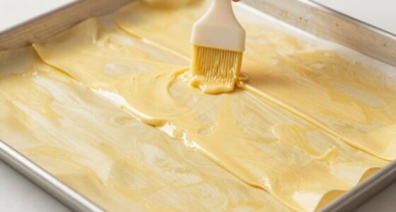 efficient buttered paper use