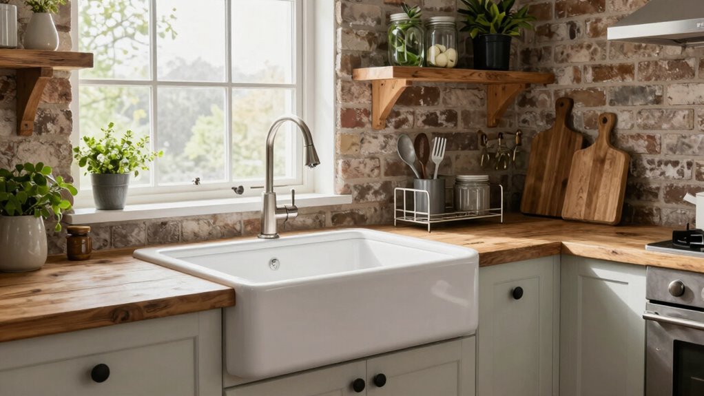 farmhouse sink organization tips