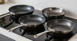 flat pans work well