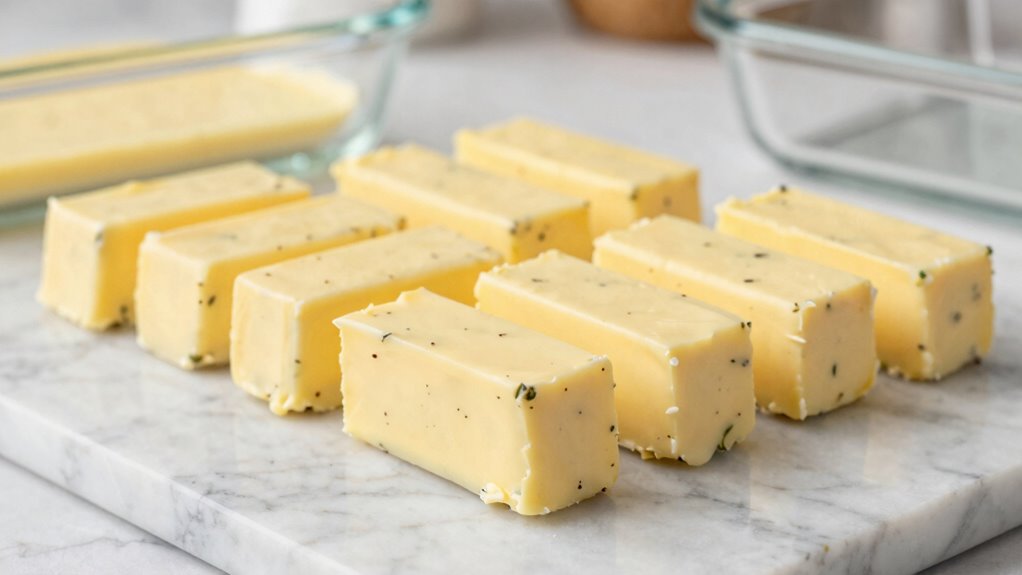 freeze compound butter logs