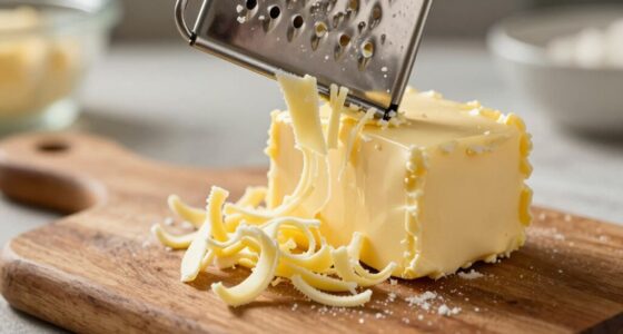 grate frozen butter easily