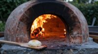 high heat dries dough