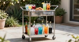 holiday patio cooler carts