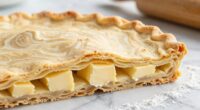 layered butter for flakiness