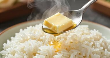 light buttered rice recipe