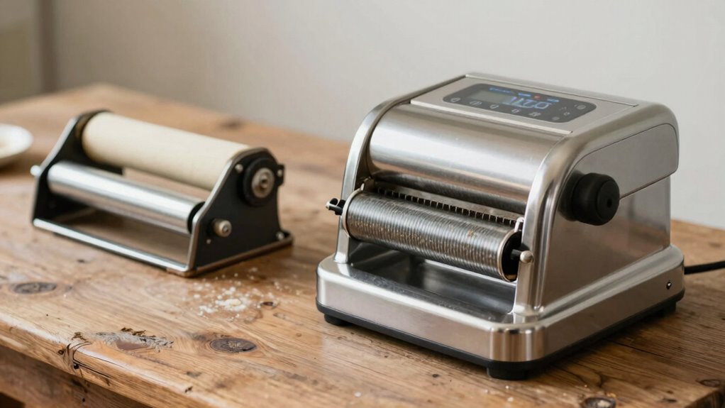 manual vs electric dough sheeters