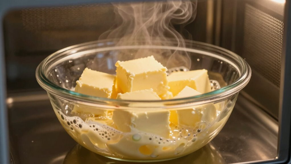 microwave melt prevent splatters