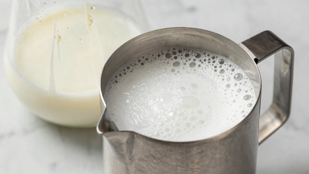 milk composition affects froth