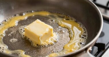 pan material affects butter
