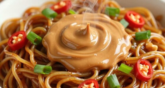 peanut butter enhances savory flavor