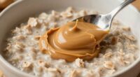 peanut butter thickening oatmeal