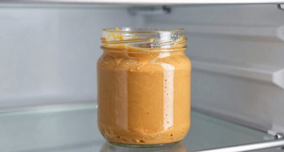 refrigeration affects peanut butter