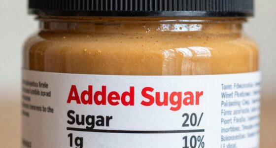 sugar content on labels