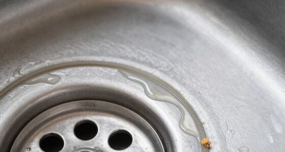 tiny unseen food residue