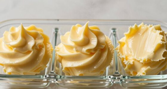 whipped butter increases volume