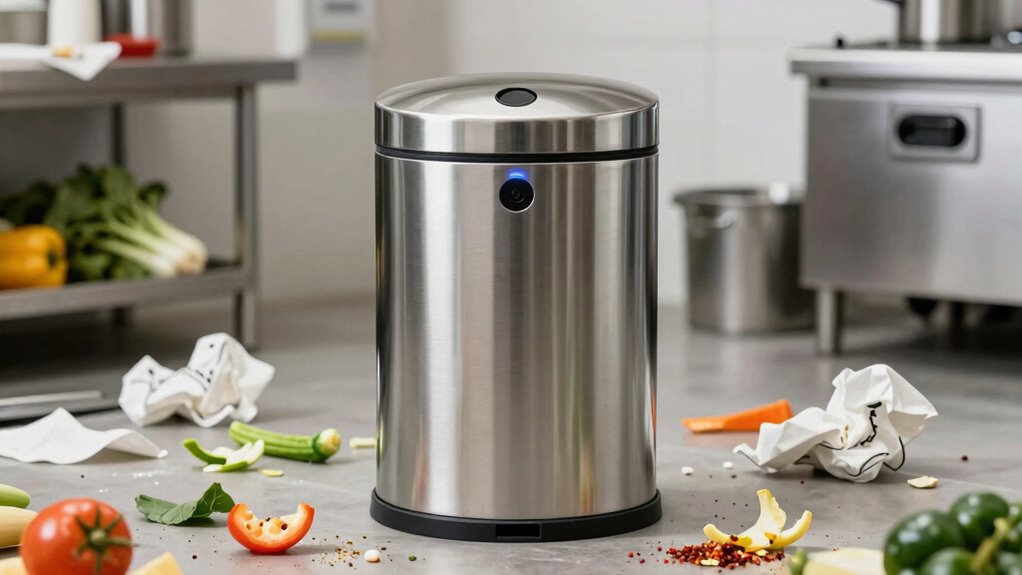 ergonomic hygienic touchless disposal